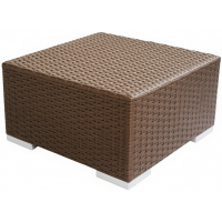 Столик плетеный журнальный Tama ReeHouse коричневый люкс