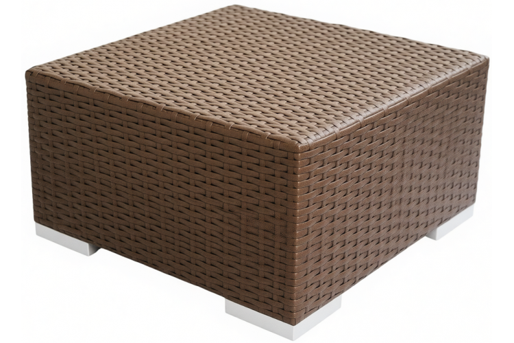 Столик плетеный журнальный Tama ReeHouse коричневый люкс