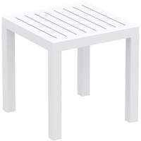 Столик пластиковый для лежака Ocean Side Table Siesta Contract белый