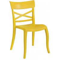 Стул пластиковый XSera-S PAPATYA желтый