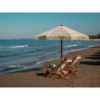 Зонт профессиональный Ø2.5 м Avocado Boho THEUMBRELA SEMSIYE EVI бежевый