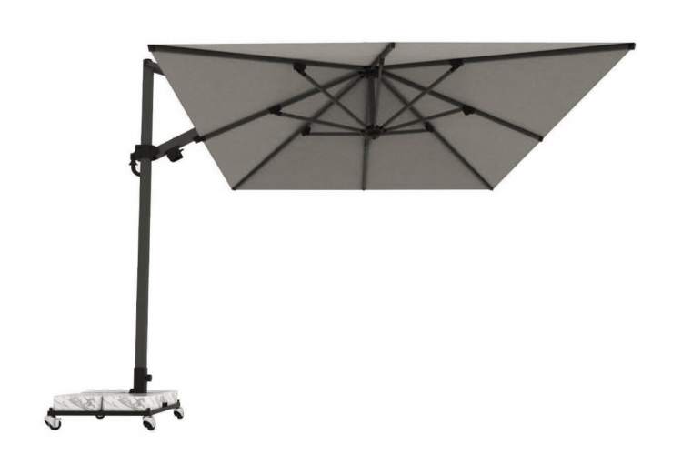 Зонт профессиональный 3х3 м Banana Plus THEUMBRELA SEMSIYE EVI черный, темно-серый-7