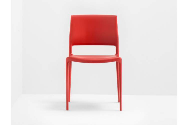 Стул пластиковый Ara PEDRALI красный-3