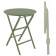 Стол пластиковый складной Helen Folding Table Ø60 Siesta Contract оливковый
