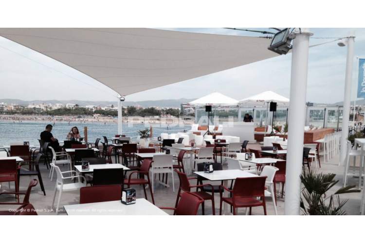 Стул пластиковый Ara PEDRALI красный-4