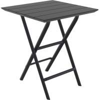 Стол пластиковый складной Helen Folding Table 60 Siesta Contract черный