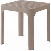 Столик пластиковый журнальный Net Table 40 Nardi тортора