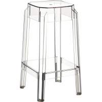 Табурет прозрачный полубарный Fox 65 Siesta Contract прозрачный