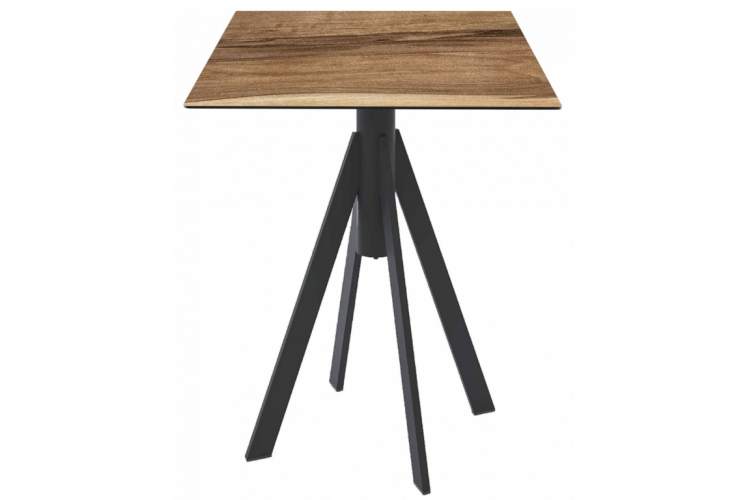 Стол обеденный Fuoz HPL Genart черный, индийский шесман-8