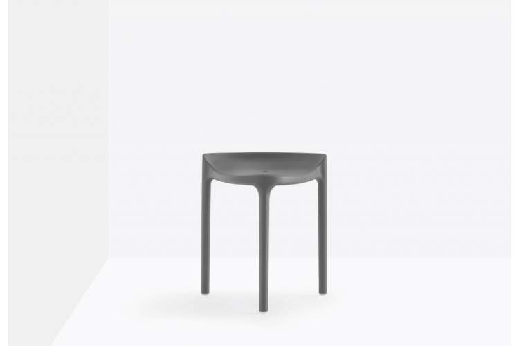 Табурет пластиковый Happy PEDRALI антрацит-3