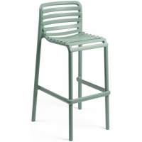 Стул пластиковый барный Doga Stool Nardi мятный Стул пластиковый барный Doga Stool Nardi мятный