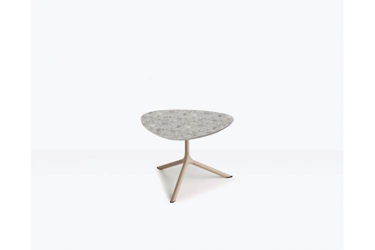 Столешница каплевидная Compact Laminate для подстолья Tripe Maxi Scab Design зернистый-4