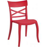 Стул пластиковый XSera-S PAPATYA красный
