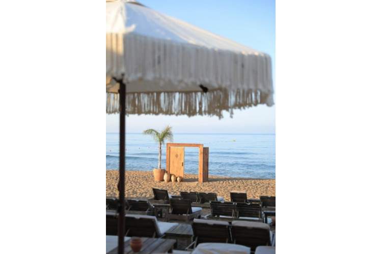 Зонт профессиональный Ø2.5 м Avocado Boho Light THEUMBRELA SEMSIYE EVI бежевый-7