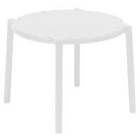 Столик пластиковый журнальный Doga Nardi белый