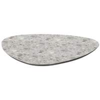 Столешница каплевидная Compact Laminate для подстолья Tripe Maxi Scab Design зернистый