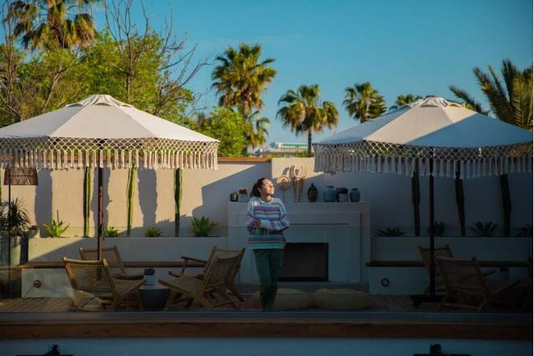 Зонт профессиональный Ø2.5 м Avocado Boho Light THEUMBRELA SEMSIYE EVI бежевый-8