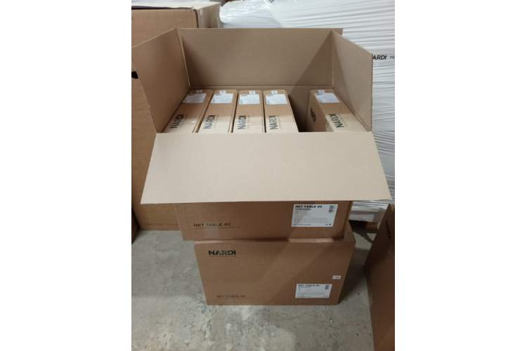 Столик пластиковый журнальный Net Table 40 Nardi мятный-7