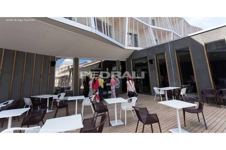 Кресло пластиковое Tatami PEDRALI кофе-6