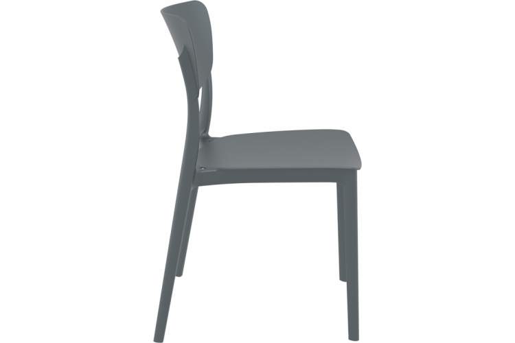 Стул пластиковый Monna Siesta Contract темно-серый-6