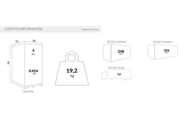 Кресло пластиковое Air XL Siesta Contract темно-серый-3