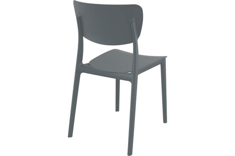 Стул пластиковый Monna Siesta Contract темно-серый-7
