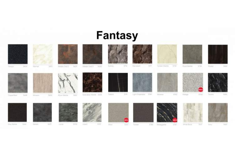 Столешница круглая Werzalit Fantasy Genart сидней-3