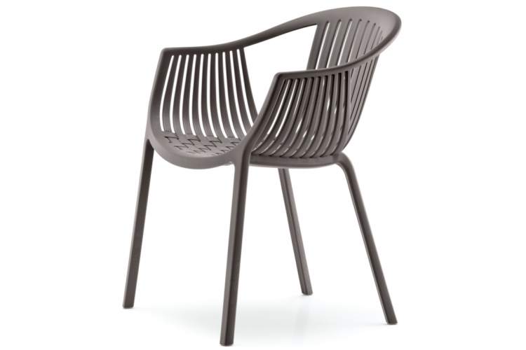 Кресло пластиковое Tatami PEDRALI кофе-3