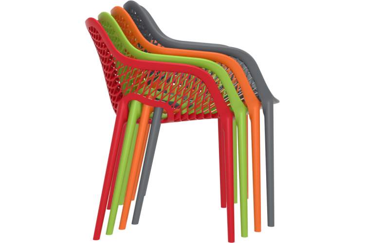 Кресло пластиковое Air XL Siesta Contract темно-серый-8