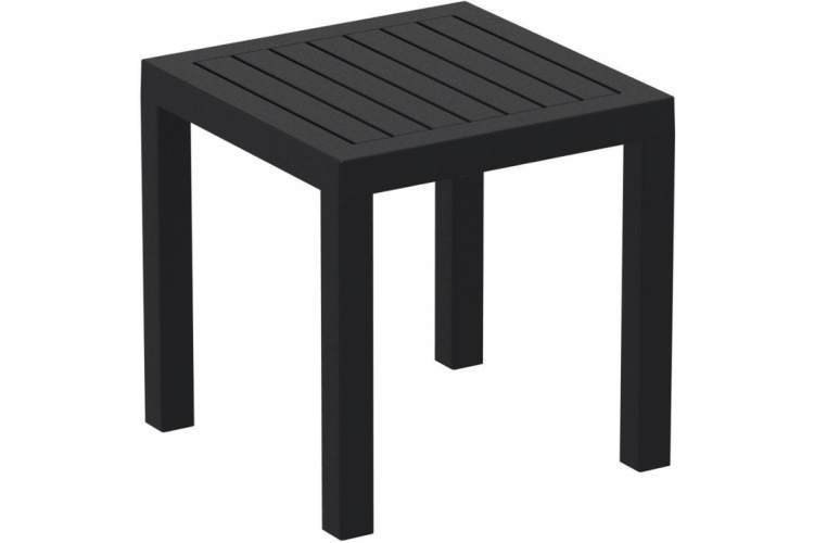 Столик пластиковый для лежака Ocean Side Table Siesta Contract черный