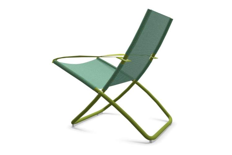 Кресло-шезлонг металлическое Snooze EMU зеленый, мятный-7