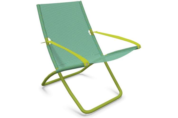 Кресло-шезлонг металлическое Snooze EMU зеленый, мятный