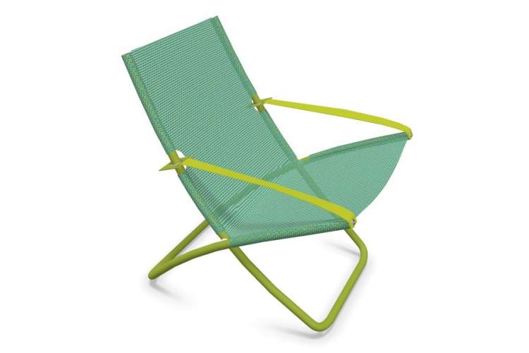 Кресло-шезлонг металлическое Snooze EMU зеленый, мятный-3