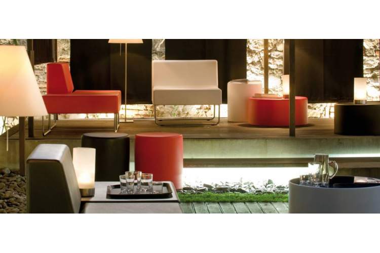 Пуф-столик кофейный Wow PEDRALI черный-8