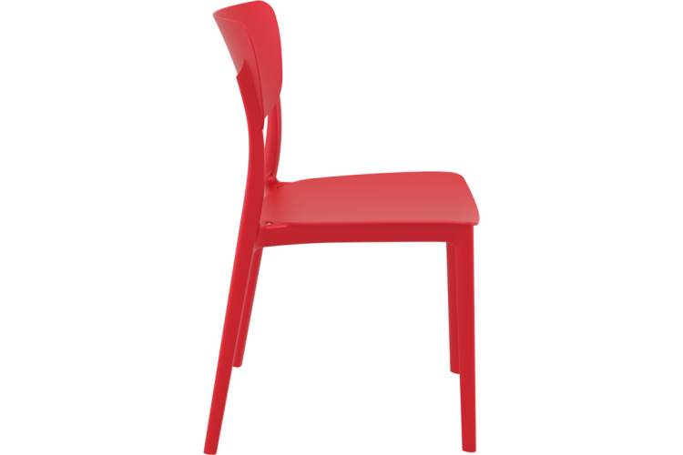Стул пластиковый Monna Siesta Contract красный-6