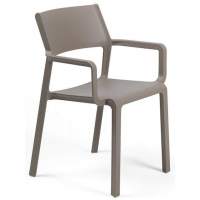 Кресло пластиковое Trill Armchair Nardi тортора Кресло пластиковое Trill Armchair Nardi тортора