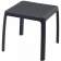 Столик пластиковый для шезлонга Wave Side Table PAPATYA антрацит