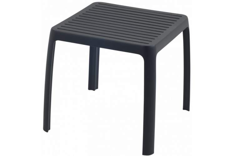 Столик пластиковый для шезлонга Wave Side Table PAPATYA антрацит