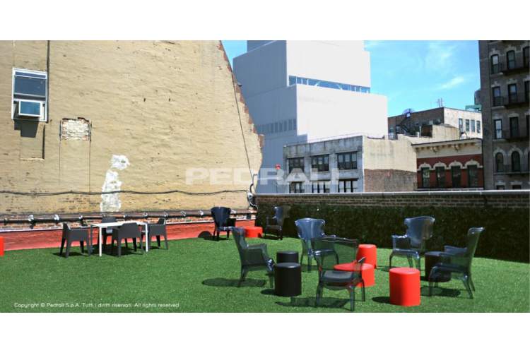 Пуф-столик кофейный Wow PEDRALI черный-6