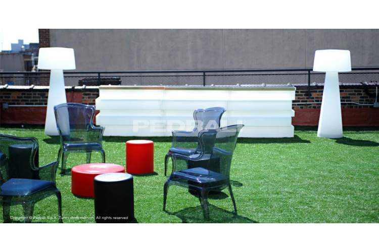 Пуф-столик кофейный Wow PEDRALI черный-7