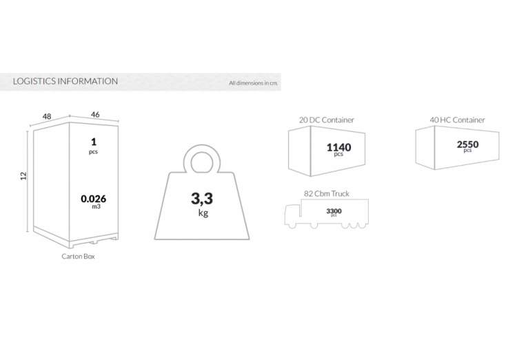 Столик пластиковый для лежака Ocean Side Table Siesta Contract черный-3