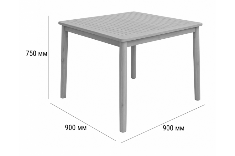 Стол деревянный обеденный Eloise Tagliamento песочный-1