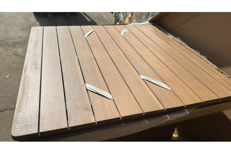 Стол деревянный обеденный Eloise Tagliamento песочный-4