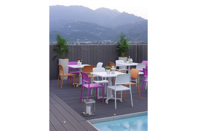 Стул пластиковый Riva Bistrot Nardi белый-5