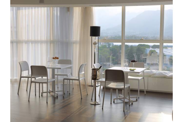 Стул пластиковый Riva Bistrot Nardi белый-6