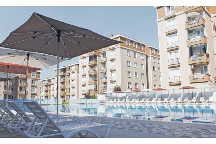 Зонт пляжный профессиональный 2х2 м Kiwi Clips THEUMBRELA SEMSIYE EVI бежевый-4