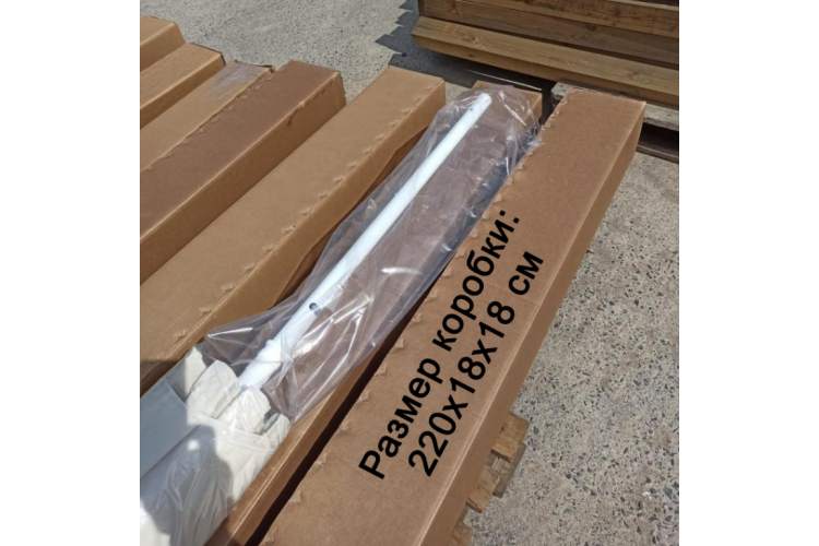 Зонт пляжный профессиональный 2х2 м Kiwi Clips THEUMBRELA SEMSIYE EVI бежевый-8