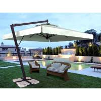 Зонт профессиональный Leonardo Braccio Scolaro антрацит, слоновая кость