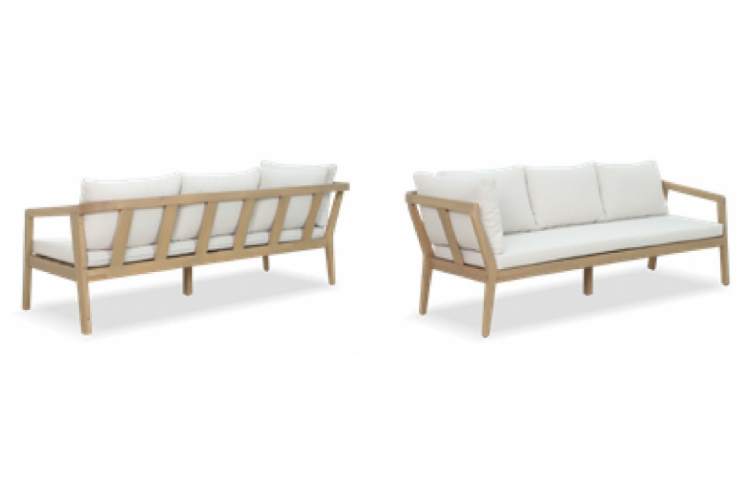 Комплект деревянной мебели Nara Tagliamento песочный-3