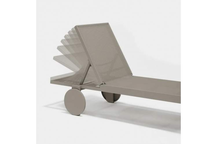 Лежак пластиковый Gatsby Basic Vondom тортора-4